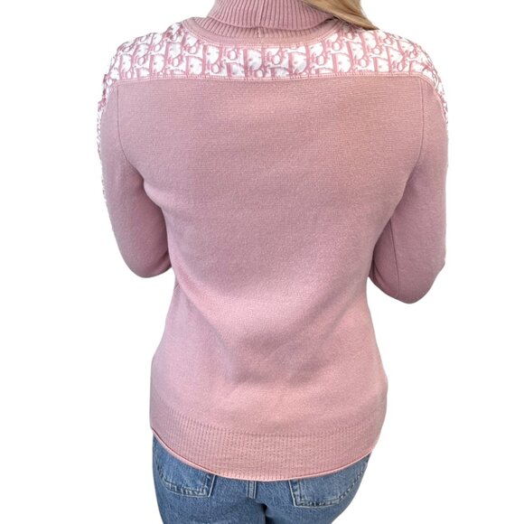 Christian Dior Vintage 2004 Trotter Monogram Ribbed Sweater #36 Top [105605] - Picture 3 of 13
